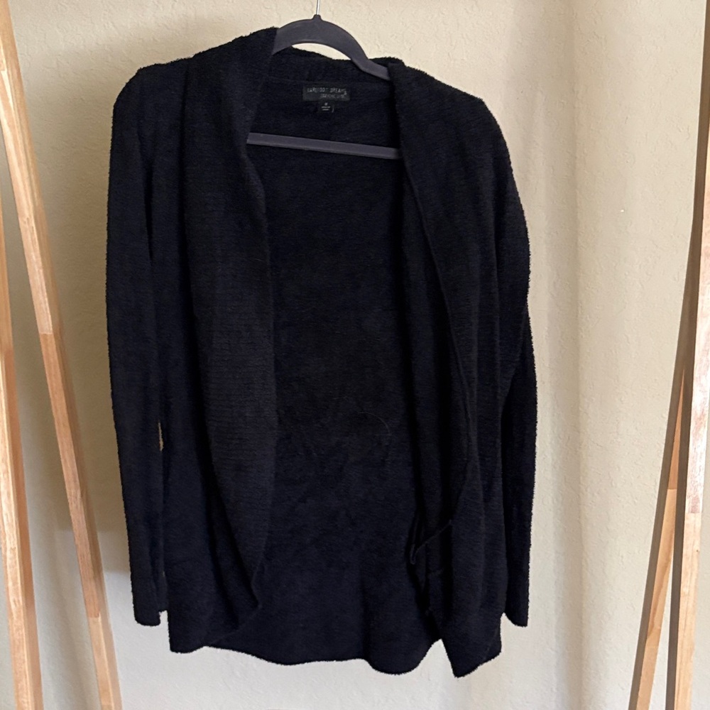 Barefoot Dreams CozyChic Lite Charcoal Cardigan
